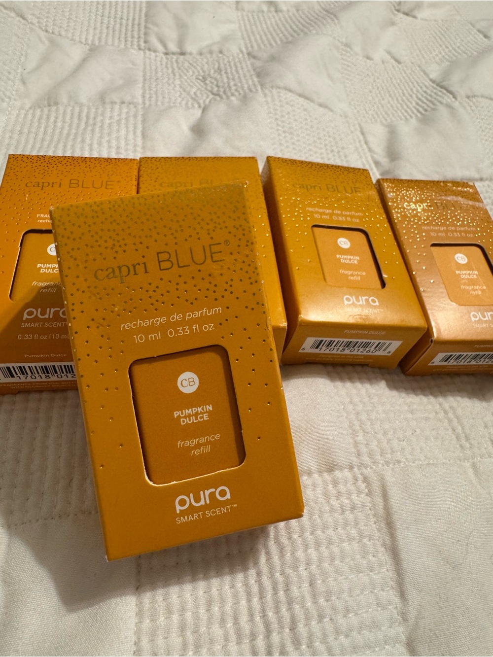 capri BLUE Pura smart scent Pumpkin Dulce Fragrance Refill - Set of 5